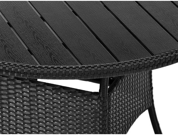 Záhradný stôl Designlink NEAPOL čierny Vlastnosti/technológia