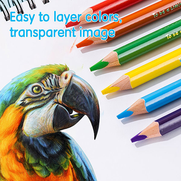 Coloured Pencils DELI colour Kids triangular JUMBO 6 colours ...