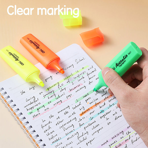 Textmarker DELI ES622 Neon - Satz mit 4 Farben ...
