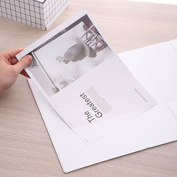 Arch Folder DELI A4 35mm 4-Ring, White ...
