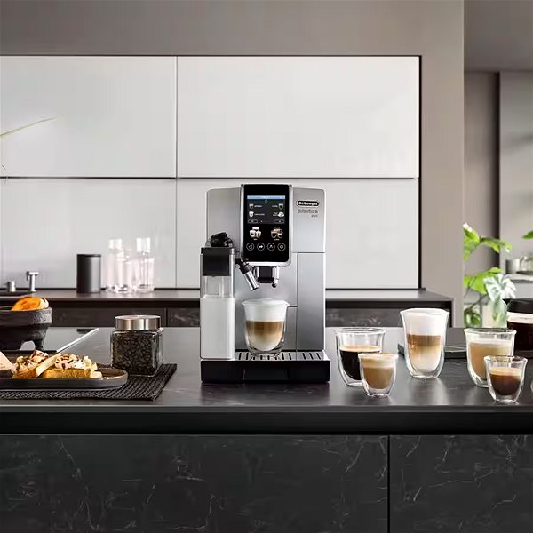 DeLonghi Dinamica Plus ECAM380.85.SB automatic coffee machine.