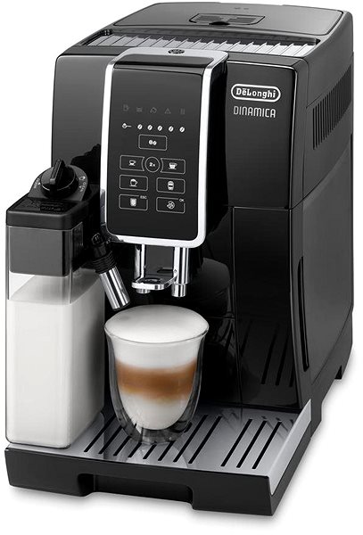 Kaffeevollautomat De'Longhi Dinamica ECAM 350.50.B Seitlicher Anblick