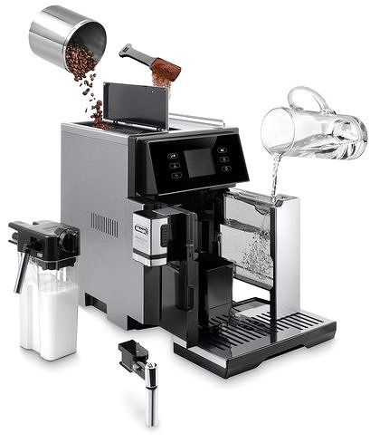 Automatický kávovar De'Longhi Perfecta DeLuxe ESAM 460.80 MB Vlastnosti/technológia