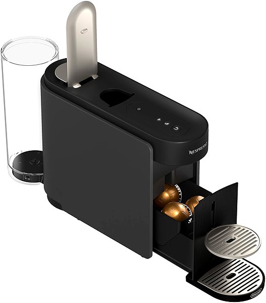 Kapsel-Kaffeemaschine De'Longhi Nespresso Vertuo Up Anthracite ENV200.GY ...
