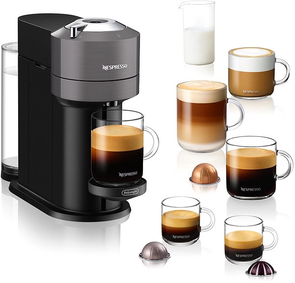 Kapsel-Kaffeemaschine Nespresso De'Longhi Vertuo NEXT ENV120.GY ...