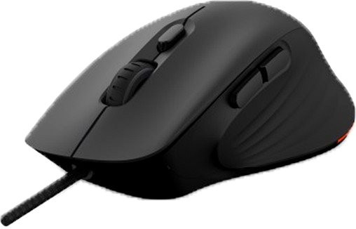 Herná myš DELUX M729BU Wired Light Gaming, čierna ...