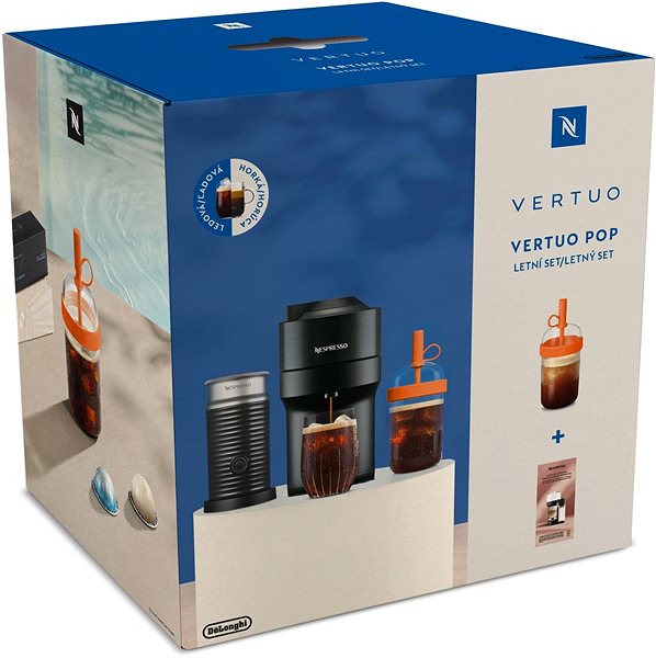 Kávovar na kapsuly Nespresso De'Longhi Vertuo POP ENV90.BAE Summer pack ...
