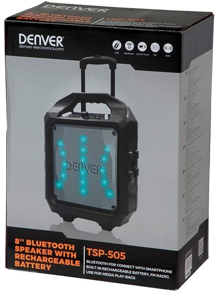 Bluetooth reproduktor Denver TSP-505 Obal/škatuľka