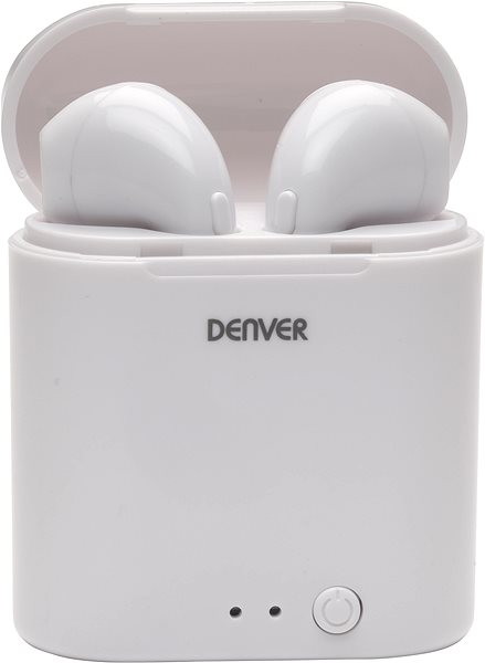 Wireless Headphones Denver TWE-36, White Screen