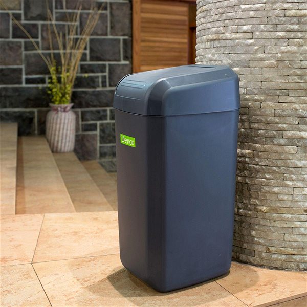 Rubbish Bin Denox Troya waste bin 45 l, anthracite ...