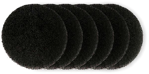 Rubbish Bin Denox activated carbon filter for bio-waste bins, 1 piece, black ...
