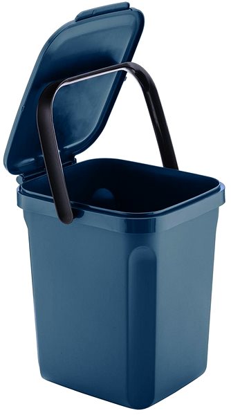 Rubbish Bin Denox Organic waste bin for bio-waste 10 l, blue ...