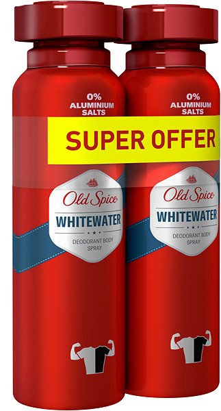 Izzadásgátló OLD SPICE Whitewater deo pack 2× 150 ml ...