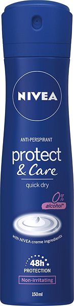 Izzadásgátló NIVEA Protect & Care Izzadásgátló spray 2 × 150 ml ...