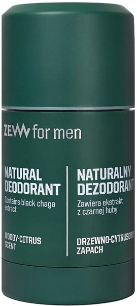 Dezodorant ZEW FOR MEN Natural tuhý dezodorant 80 g ...