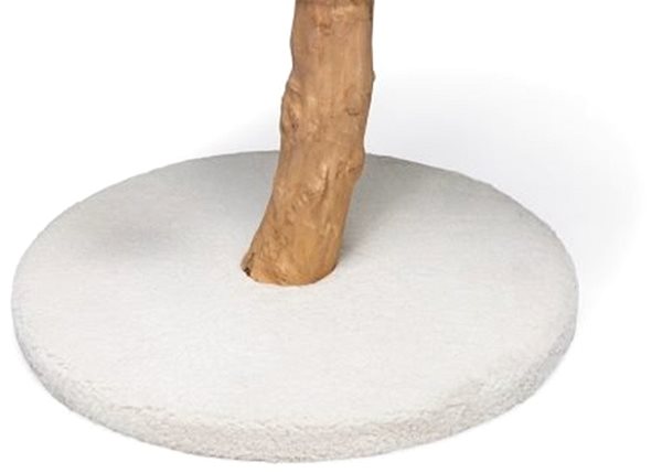 Cat scratching post Designed by Lotte Vilja, cream, 50 × 110 × 50 cm .