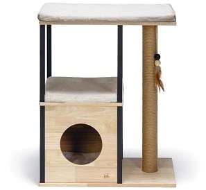 Cat scratching post Designed by Lotte Nala, 65 × 82 × 40 cm .