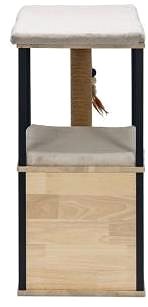 Cat scratching post Designed by Lotte Nala, 65 × 82 × 40 cm .