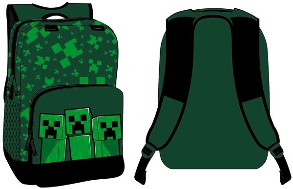 Detský ruksak Minecraft – Creepers Trio – batoh školský ...