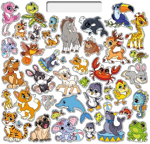 colouring page Baloušek Print Stick and colour! Animals .