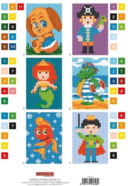 colouring page Baloušek Print colouring page A4 - Pixels Junior .