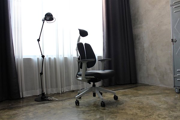 Office Chair 3DE DUOrest Butterfly - dark grey Lifestyle