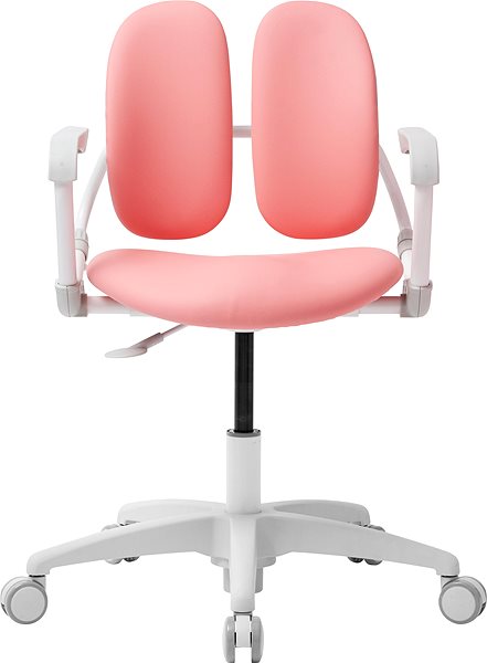 Gyerek íróasztal szék 3DE Duorest Milky rózsaszín Képernyő