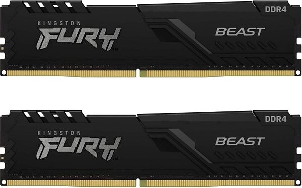 RAM Kingston FURY 16GB KIT DDR4 2666MHz CL16 Beast, Black Screen