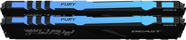 RAM Kingston FURY 64GB KIT DDR4 3600MHz CL18 Beast RGB Lateral view