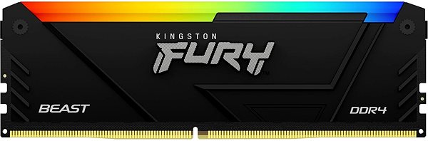 RAM memória Kingston FURY 16GB KIT DDR4 2666MHz CL16 Beast Black RGB ...