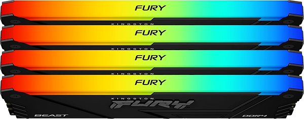 RAM Kingston FURY 64GB KIT DDR4 3200MHz CL16 Beast Black RGB ...