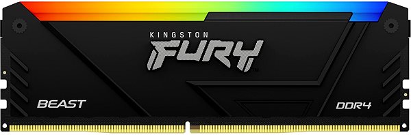 RAM memória Kingston FURY 8GB DDR4 3600MHz CL17 Beast Black RGB ...