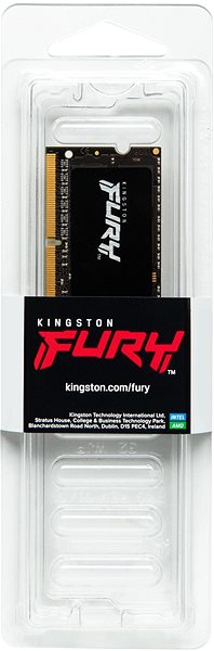 RAM memória Kingston FURY SO-DIMM 16GB DDR4 2666MHz CL16 Impact Csomagolás/doboz