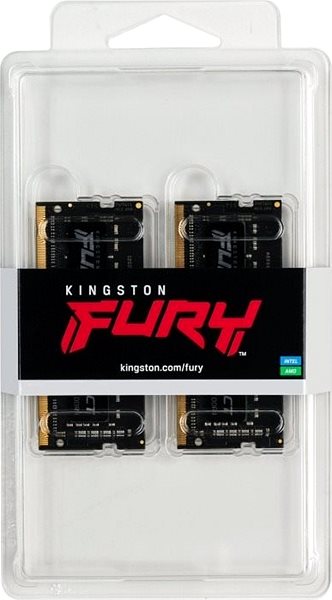 RAM memória Kingston FURY SO-DIMM 16GB KIT DDR4 2666MHz CL15 Impact Csomagolás/doboz