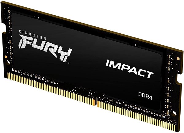 Arbeitsspeicher Kingston FURY SO-DIMM 8 GB DDR4 2933 MHz CL17 Impact Seitlicher Anblick
