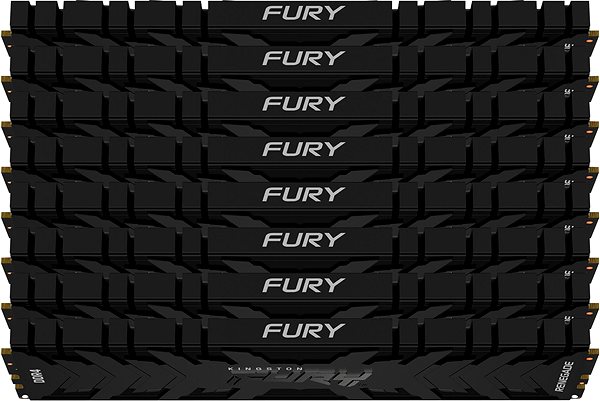 RAM Kingston FURY 256GB KIT DDR4 3200MHz CL16 Renegade Black Lateral view
