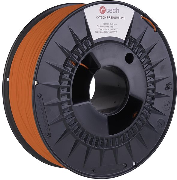 Filament C-TECH Filament PREMIUM LINE ASA gelb-orange RAL2000 PLA