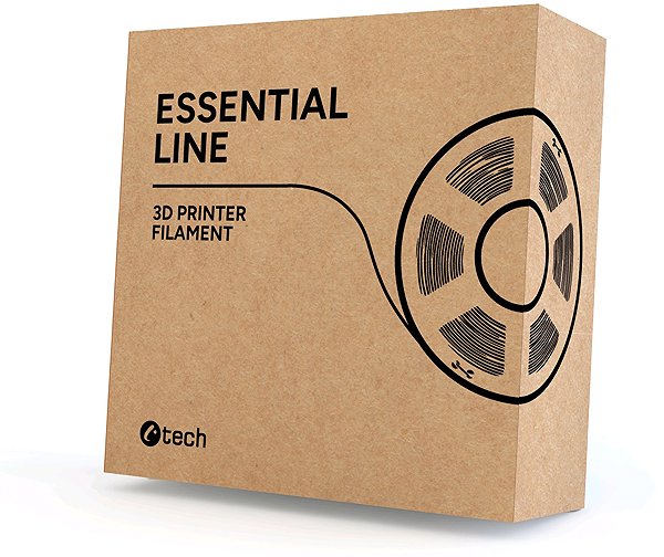 Filament Filament C-TECH ESSENTIAL LINE, PETG, schwarz, 1,75mm, 1kg ...