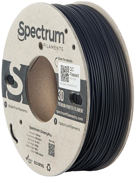 Filament Filament Spectrum GreenyPro 1.75mm Traffic Black 0.25 kg ...