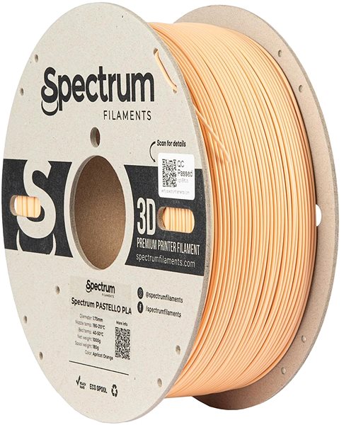 Filament Spectrum Pastello PLA 1,75 mm, Apricot Orange, 1 kg ...