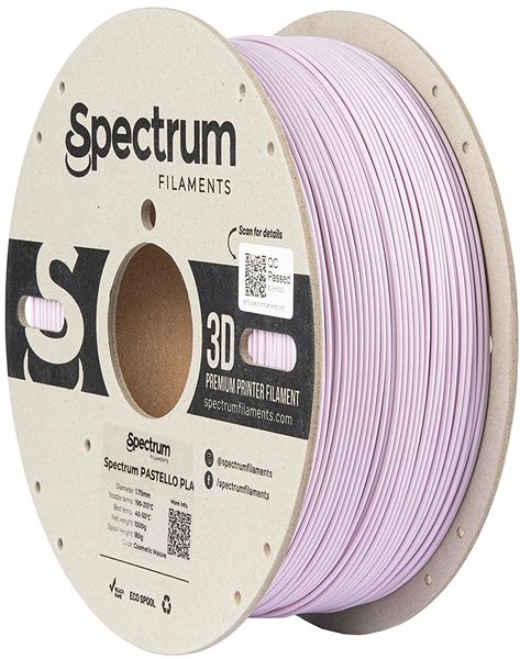 Filament Filament Spectrum Pastello PLA 1.75 mm Cosmetic Mauve 1 kg ...