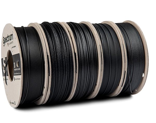 Filament Filament Spectrum 5 PACK Carbon Set 1.75mm Black 5x 0.25kg ...