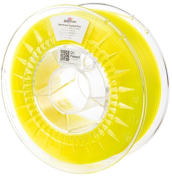 Filament Filament Spectrum PLA Crystal 1.75mm Electric Yellow 1kg ...