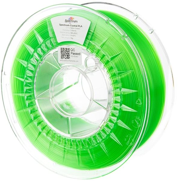 Filament Filament Spectrum PLA Crystal 1.75mm Neon Green 1kg ...