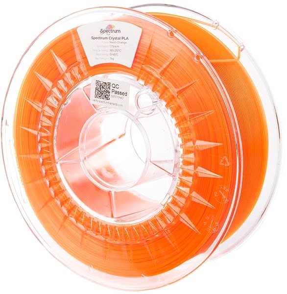 Filament Filament Spectrum PLA Crystal 1.75mm Neon Orange 1kg ...