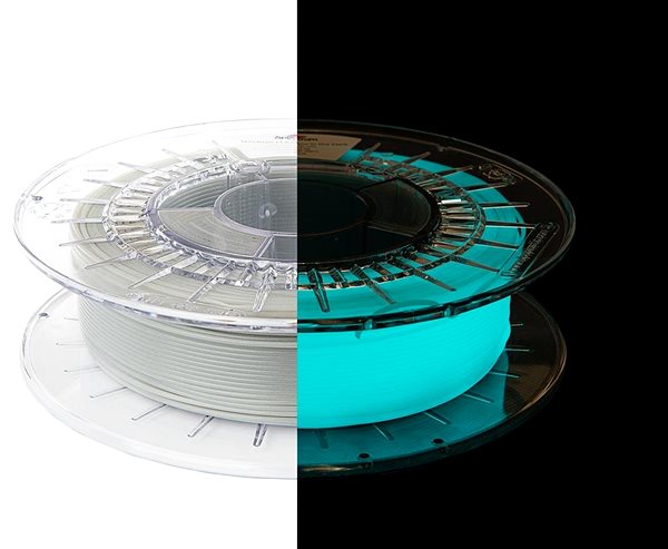 Filament Filament Spectrum PLA Glow in the Dark 1.75mm Blue 0.5kg ...