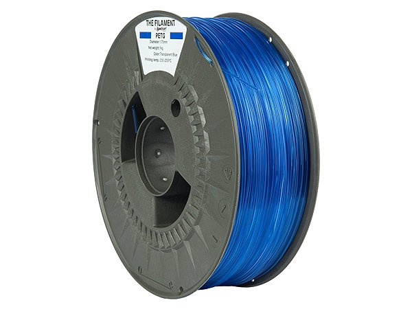 Filament The Filament PETG 1.75mm Transparent Blue 1kg ...