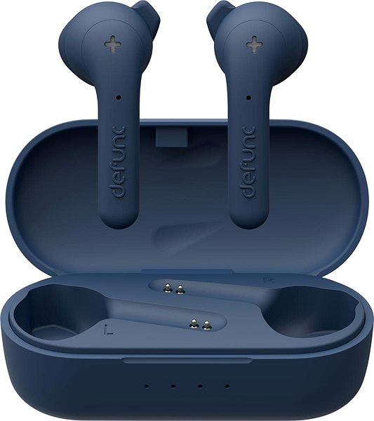 Vezeték nélküli fül-/fejhallgató DeFunc TRUE Basic kék Oldalnézet