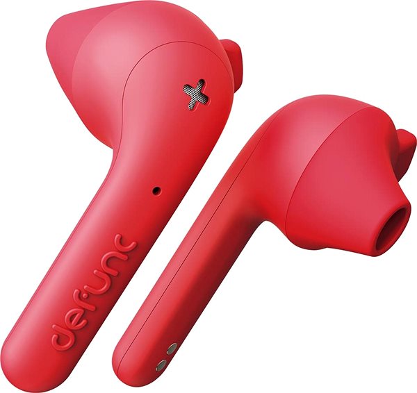 Vezeték nélküli fül-/fejhallgató DeFunc TRUE Basic piros Oldalnézet