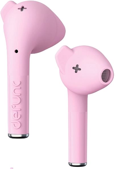 Wireless Headphones DeFunc TRUE GO Slim Pink Screen